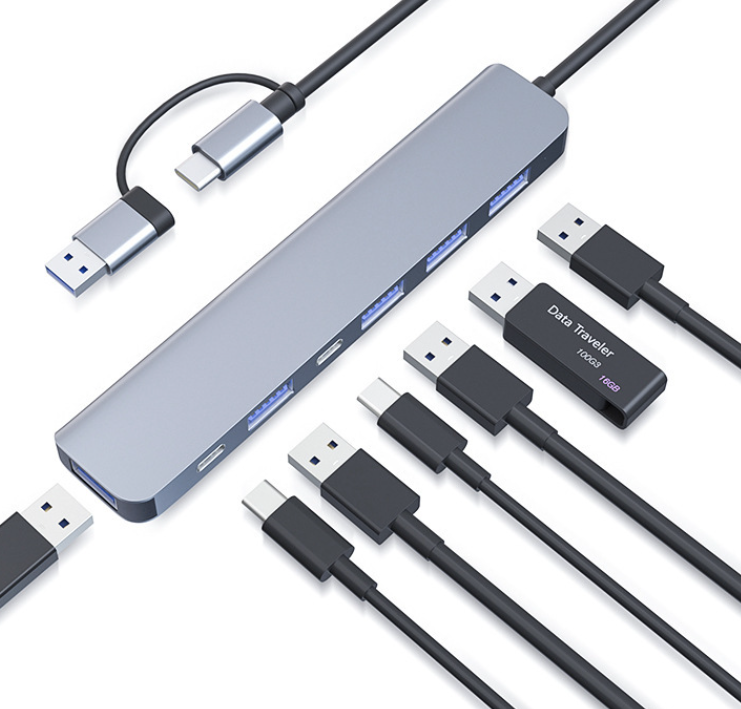 7-in-1 USB-C Hub with 4K HDMI & Card Reader