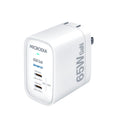 65W GaN Dual USB-C Fast Wall Charger
