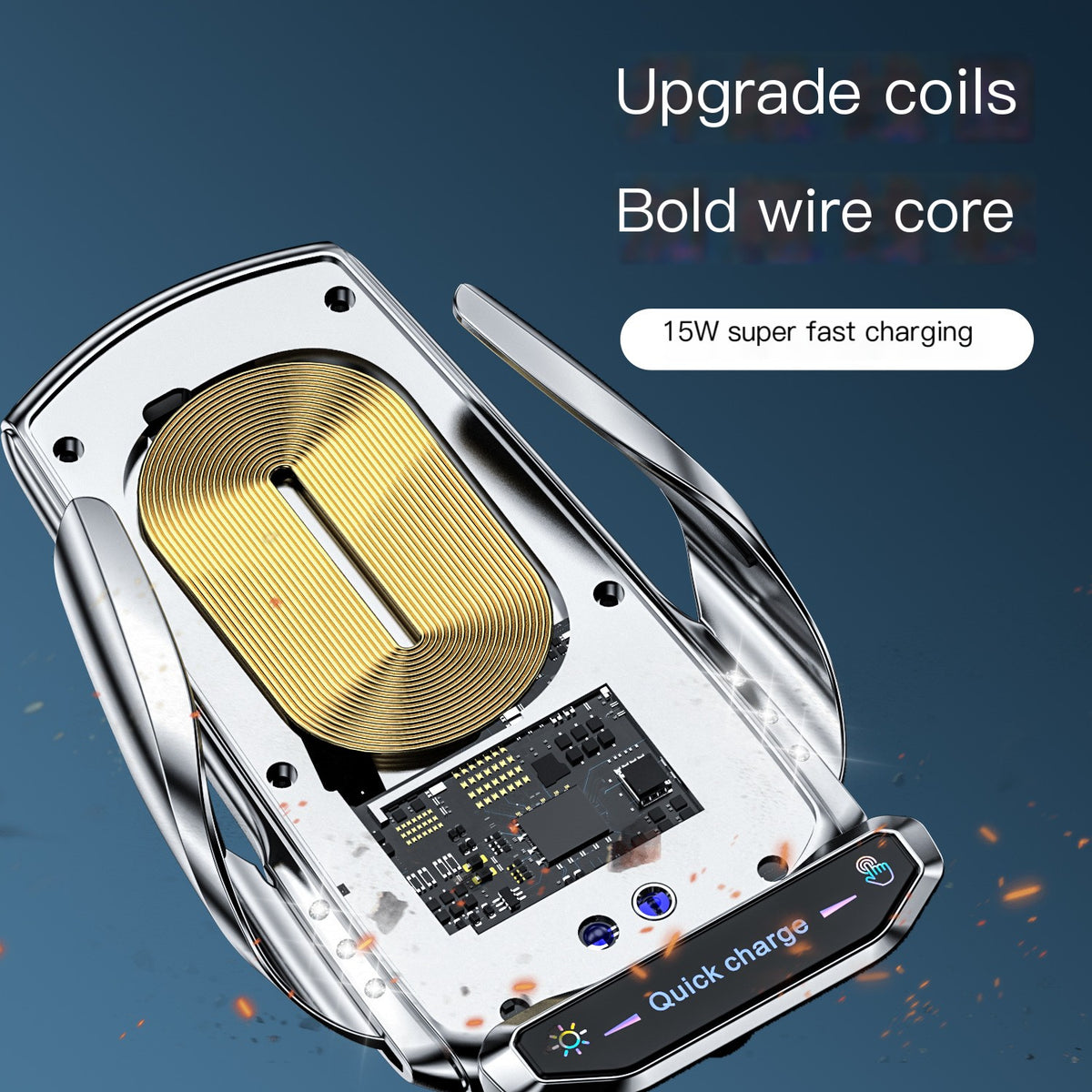 A18 Auto-Sensing Wireless Car Charger & Phone Mount