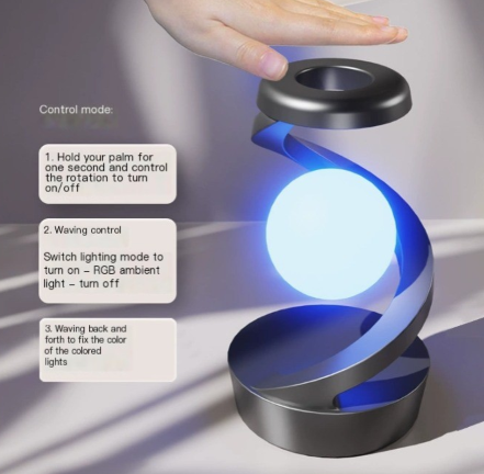Rotating Wireless Charging Ambient Light
